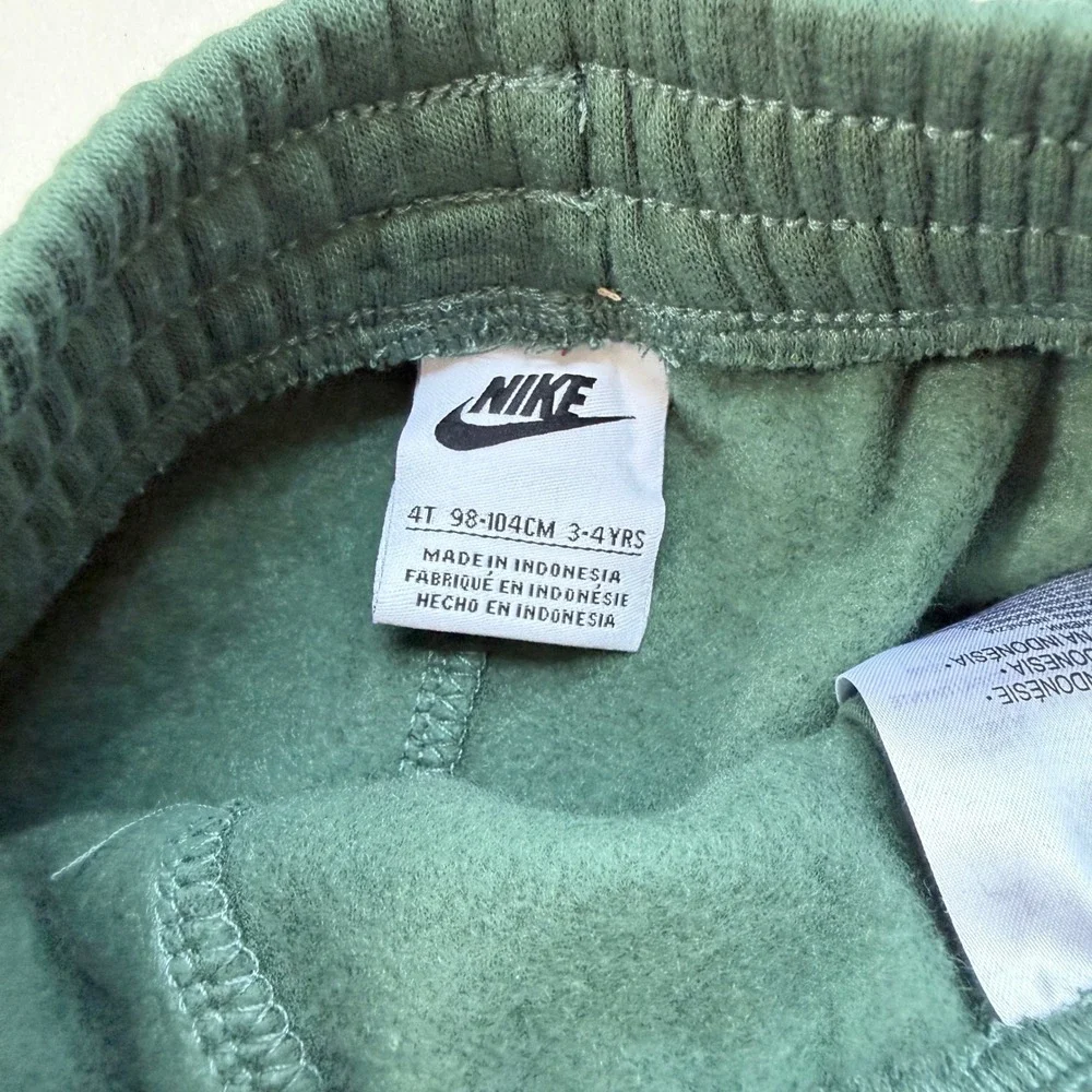 Nike Toddler Boys Fir Green Fleece Jogger Sweatpants 4T 76L091-F1J New